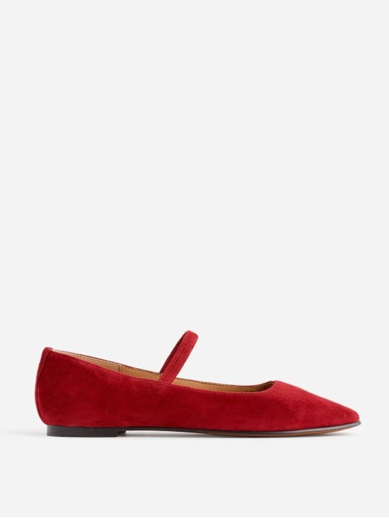 Madewell Shoes - Madewell The Greta Ballet Flat in Ruby Port Red Size 10